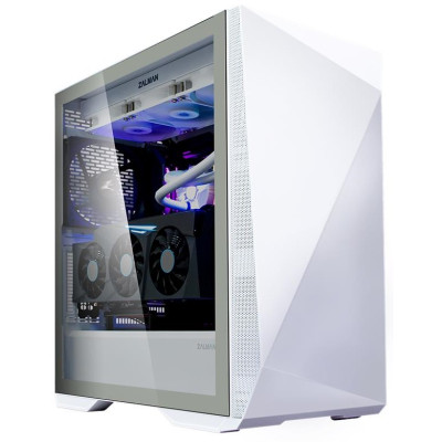 Zalman Корпус Z9 Iceberg, MidT,E-ATX, 2xUSB2.0, 2xUSB3.0, 2x140мм, скло (бок. панель), без БЖ, білий