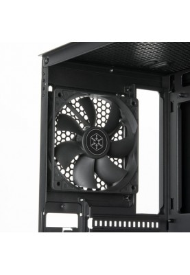 SilverStone Корпус FARA FAR1B-G-V2, без БЖ, 2xUSB3.0, 1xUSB2.0, 1x120mm Black fan, TG Side Panel, ATX, Black