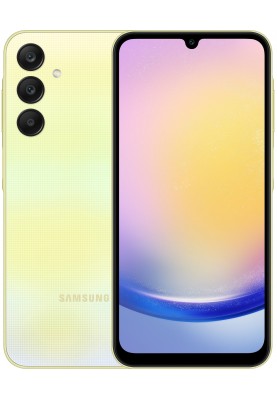Samsung Смартфон Galaxy A25 5G (A255) 6.5" 6/128ГБ, 2SIM, 5000мА•год, жовтий