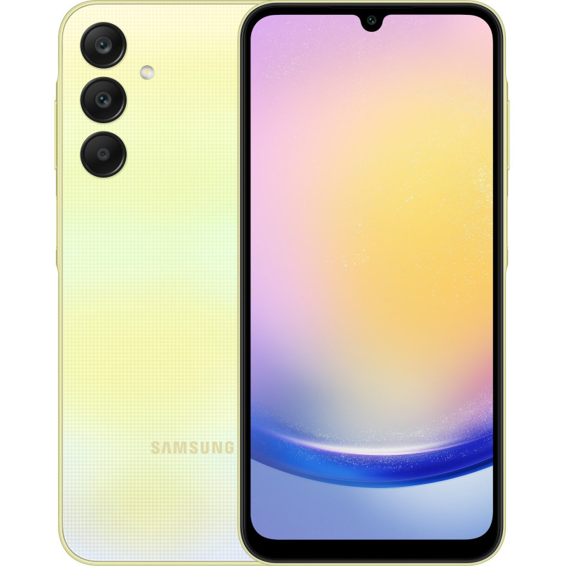 Samsung Смартфон Galaxy A25 5G (A255) 6.5" 6/128ГБ, 2SIM, 5000мА•год, жовтий