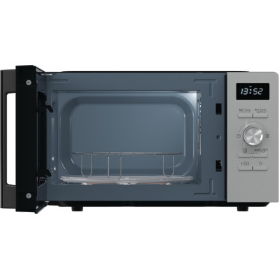 Gorenje Мікрохвильова піч, 20л, електр. керув., 800Вт, гриль, дисплей, 11 програм, нерж