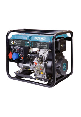 Könner & Söhnen Генератор дизельний KS 8100HDE-1/3 ATSR (EURO V), 230/400В, 5.5/6.0кВт, передстартовий підігрів, вихід ATS, 117кг