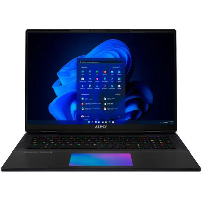 MSI Ноутбук MSI Titan 18 HX AI A2XWIG-269UA 18" UHD+, Intel U9-285HX, 64GB, F4TB, NVD5080-16, W11P, чорний