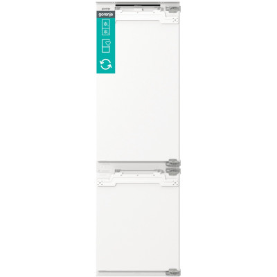 Gorenje Холодильник Gorenje вбудований з нижн. мороз., 177x69x55см, 2 двері,244(68)л, А+, NF+, Зона св-ті, Диспл, Wi-Fi, Біли