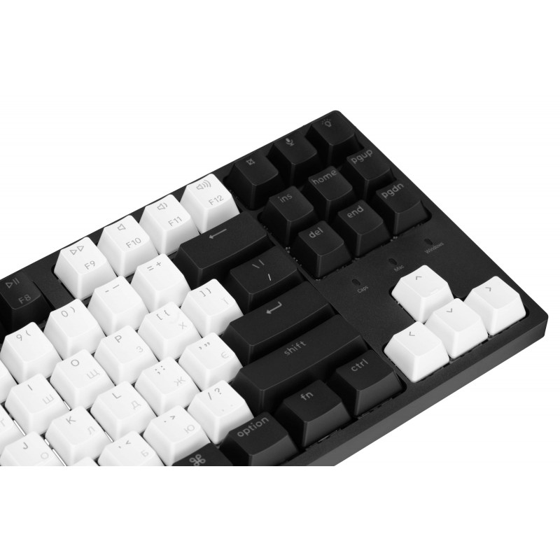 Keychron Клавіатура механічна C1 87Key, Gateron G pro Blue, USB-A, EN/UKR, RGB, Black