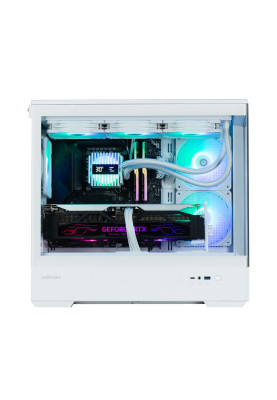 Zalman Корпус P30 White V2, без БР, 1xUSB3.0, 1хUSB Type-C, 3x120мм ARGB, TG Front/Side Panel, mATX, білий