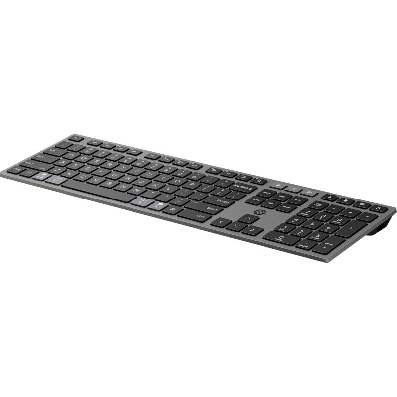 HP Клавіатура мембранна 720 Multi-Device Rechargeable, 109key, WL/BT, EN/UK, чорний