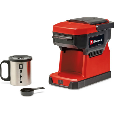 Einhell Кофемашина акумуляторна TE-CF 18 Li - Solo PXC 18В 240мл 80°С 1.2кг без АКБ та ЗП Einhell Кофемашина акумуляторна TE-CF 18 Li - Solo PXC 18В 240мл 80°С 1.2кг без АКБ та ЗП