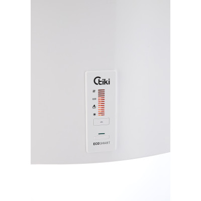 Tiki Водонагрівач електр. слім SuperESD, 50л, 2кВт, сухий тен, вертикальний монтаж, електр. кер-ння, B, білий