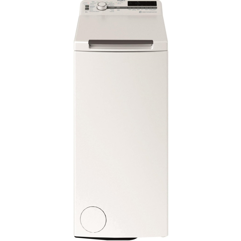 Whirlpool Пральна машина Whirlpool вертикальна, 6кг, 1200, A+++, 60см, дисплей, інвертор, білий