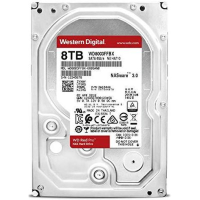 WD Жорсткий диск WD 8TB 3.5" 7200 256MB SATA Red Pro NAS
