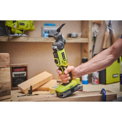 Ryobi Багатофункціональний інструмент R18MT-0 18В ONE+ 10000-20000об·хв 1кг без АКБ та ЗП