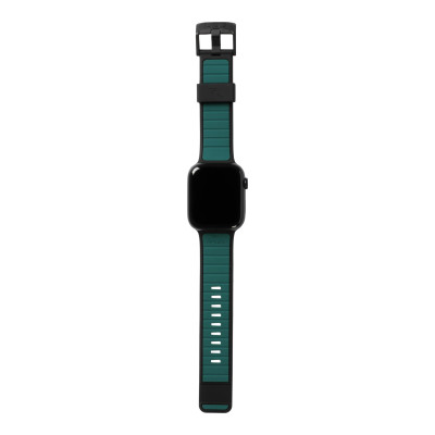 UAG Ремінець для Apple Watch 45/44/42 Torquay, Black-Turquoise