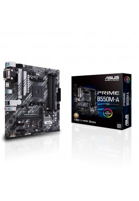 ASUS Материнcька плата PRIME B550M-A/CSM sAM4 B550 4xDDR4 M.2 HDMI DVI D-Sub CSM mATX