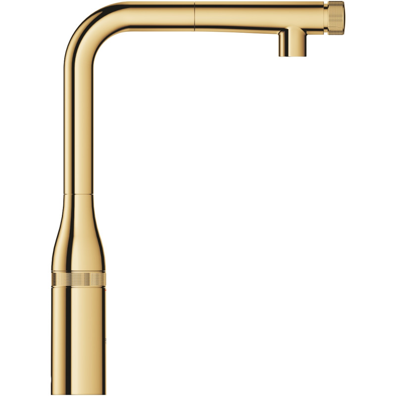 Grohe Змішувач для кухні Essence Smart Control, довж.виливу - 199мм, поворотний/витяжний, вентиль/кнопка, прохолодний схід сонця
