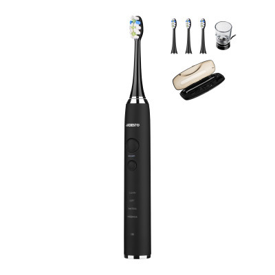 ARDESTO Щітка зубна електр., ETB-212CB, 40т. колив/хв, насадок-4, футляр, IPX7, чорний