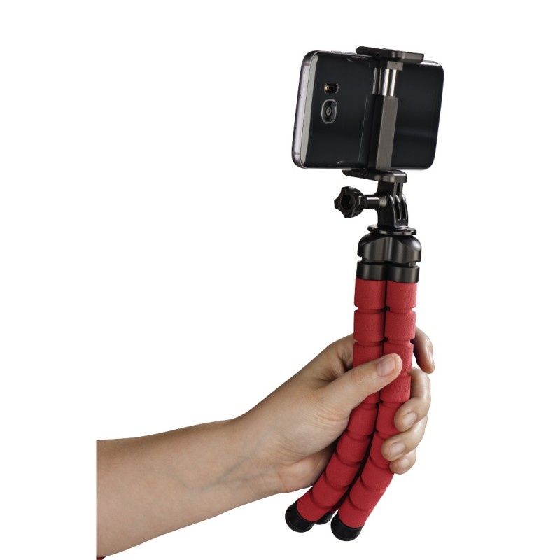 HAMA Flex для смартфонів і GoPro, 26 см, червоний