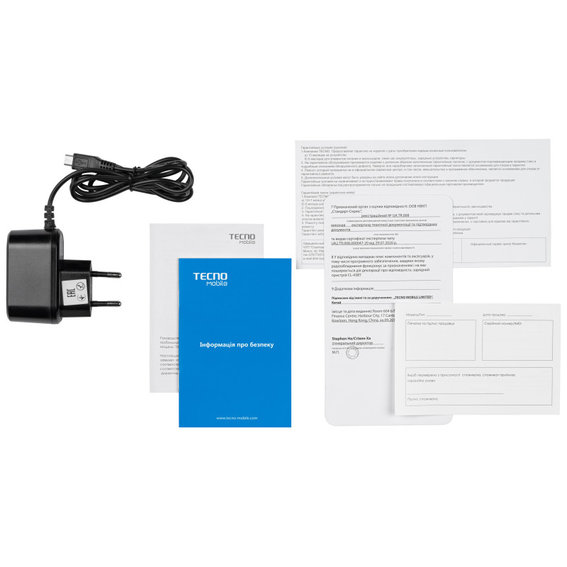 TECNO Мобільний телефон T454 2SIM Black