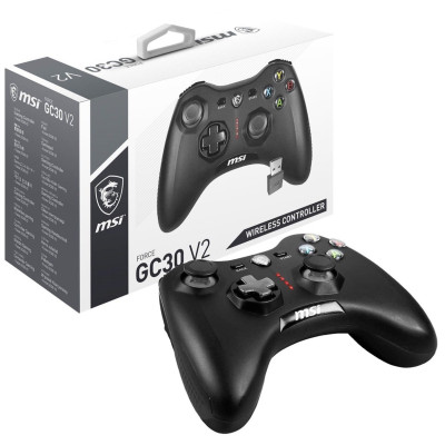 MSI Універсальний геймпад бездротовий Force GC30 V2 S10-43G0080-EC4 black