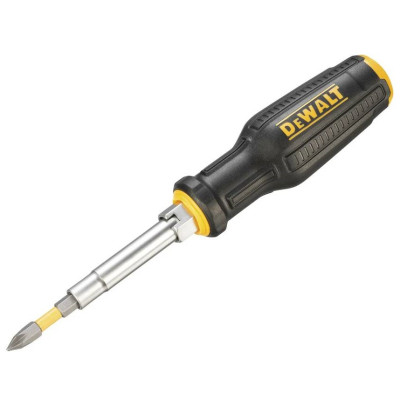 DeWALT Викрутки DeWALT FULL FIT 6 Way, з бітами 2 шт, ручка двокомпонентна, 75мм шт, SL, PH