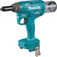Makita Заклепочник LXT DRV250Z 18B, 20 kN-2.4/ 3.2/4/4.8/6/6.4 мм SOLO