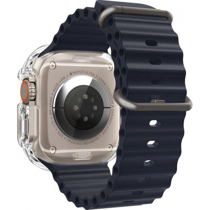 Spigen Чохол-накладка для Apple Watch Ultra (49mm) Ultra Hybrid, Crystal Clear