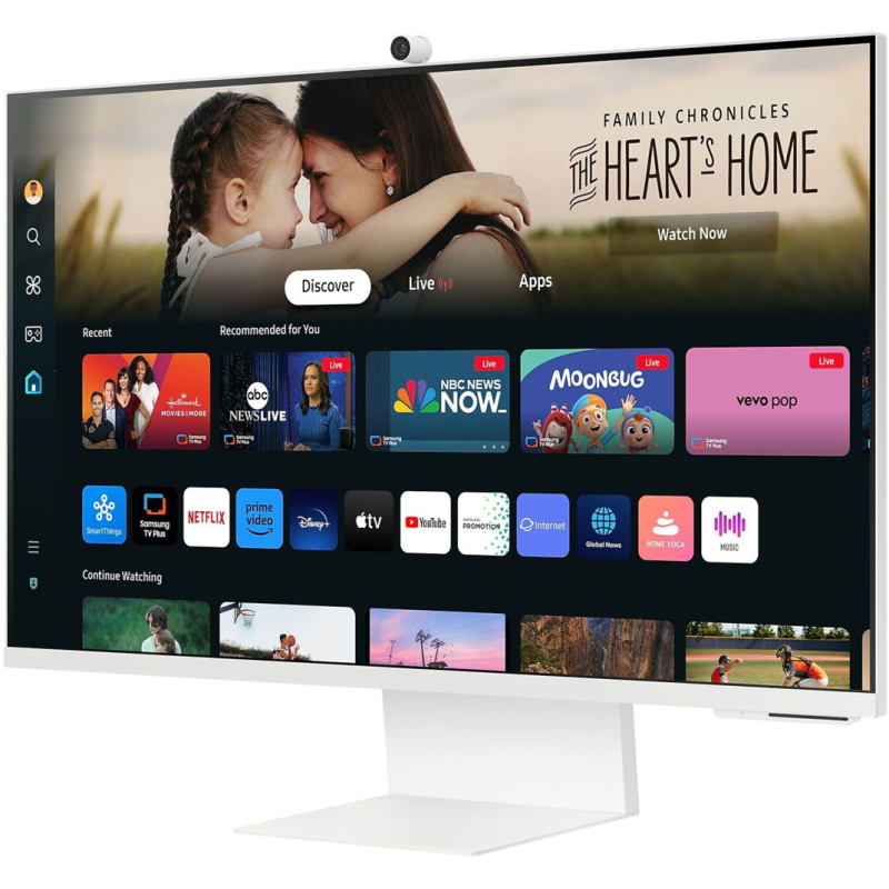 Samsung Монітор 32"Smart M8 S32BM801 HDMI, USB, Bluetooth, MM, Cam, VA, 3840x2160, 4ms