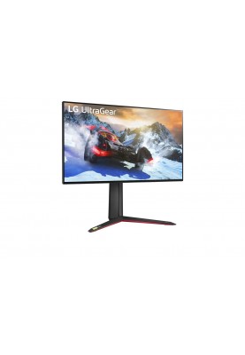 LG Монітор 27" 27GP95RP-B 2xHDMI, DP, Audio, USB, NanoIPS, 3840x2160, 160Hz, 1ms, DCI-P3 98%, G-SYNC, FreeSync, Pivot, HDR600