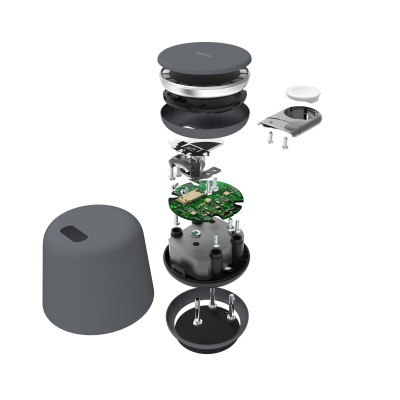 Belkin Зарядне бездротовий пристрій 2в1 MagSafe iPhone/Watch/AirPods, Charcoal Mass