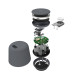 Belkin Зарядне бездротовий пристрій 2в1 MagSafe iPhone/Watch/AirPods, Charcoal Mass