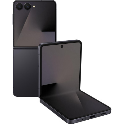 Samsung Смартфон Galaxy Flip 7 5G (F766) 6.9"/4.1" 12/256ГБ, 1SIM, 4300мА • рік, чорний глибокий