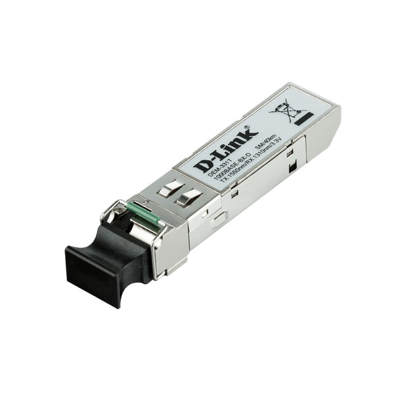 D-Link SFP-Трансівер 331T/40KM 1x1000Base-BX-D, WDM, SM, 40км, LC