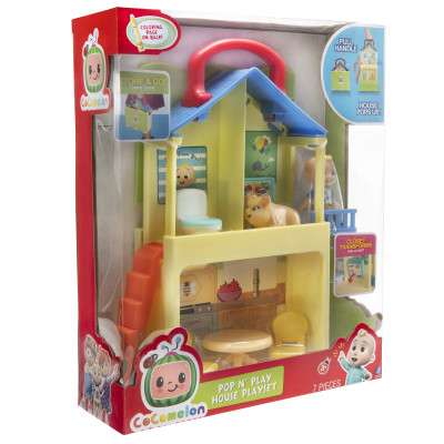 CoComelon Ігровий набір Medium Playset Pop n' Play House - 2 фігурки та 5 аксесуарів