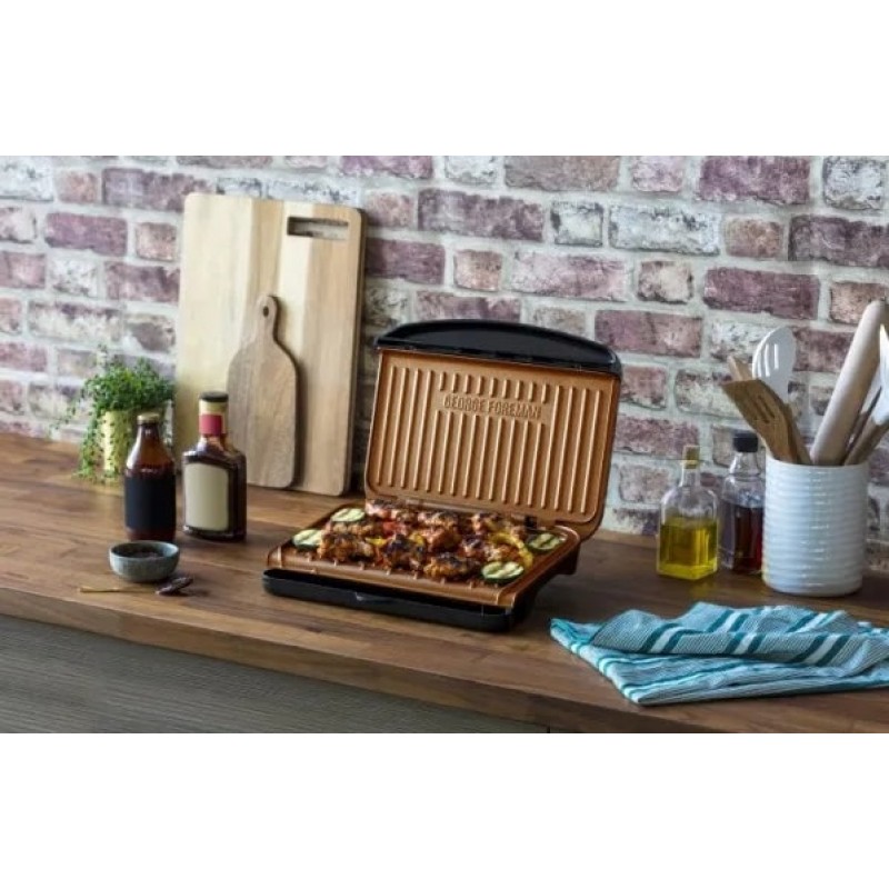 Russell Hobbs Гриль George Foreman 25811-56 Fit Grill Copper Medium