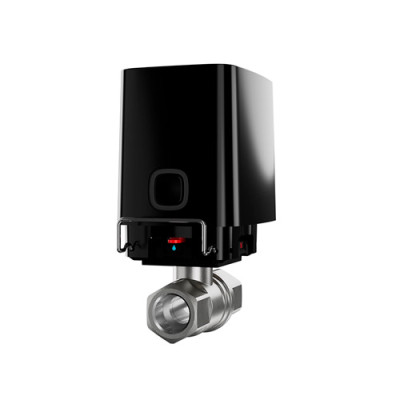 Ajax Розумний кульовий кран WaterStop 3/4" Jeweler, бездротовий, чорний Ajax Розумний кульовий кран WaterStop 3/4" Jeweler, бездротовий, чорний