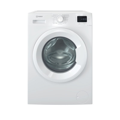 Indesit Пральна машина фронтальна, 6кг, 1000, A+++, 44.6см, дисплей, пара, інвертор, білий