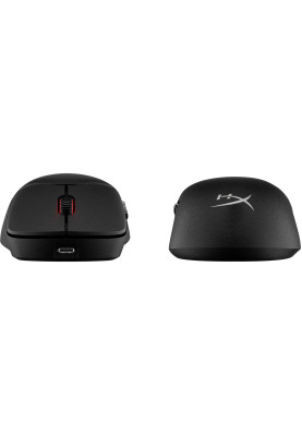 HyperX Миша Pulsefire SAGA PRO, RGB, USB-A/WL/BT, чорний