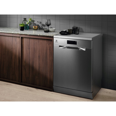 Electrolux Посудомийна машина Electrolux, 13компл., Е, 60см, дисплей, інвертор, нерж