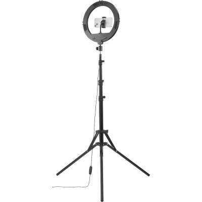 HAMA Штатив зі світлодіодним кольцем SpotLight Steady 120 V2 BT Black