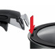 Tefal Набір скляних кришок Ingenio, 16см, 18см, 20см, скло, пластик, чорний
