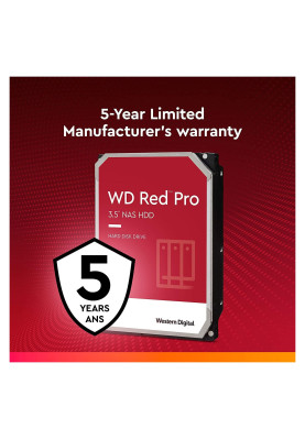WD Жорсткий диск WD 16TB 3.5" 7200 512MB SATA Red Pro NAS