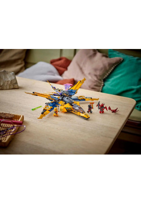 LEGO Конструктор Ninjago Суперштормовий реактивний літак Рас та Арін