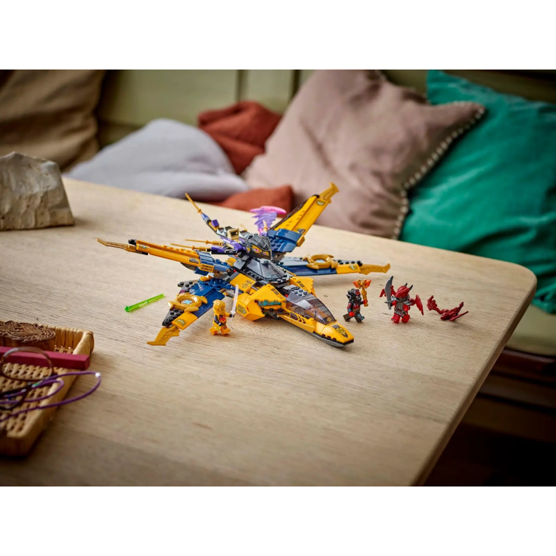 LEGO Конструктор Ninjago Суперштормовий реактивний літак Рас та Арін