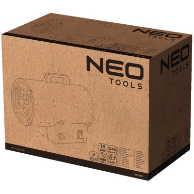 Neo Tools Обігрівач теплова гармата газова, 15кВт, 0.7 бар