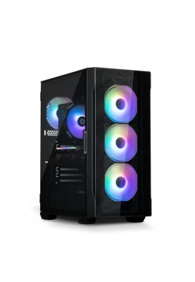 Zalman Корпус I3 Neo TG, без БЖ, 1xUSB3.0, 2xUSB2.0, 4x120mm RGB fans, TG Side/Front Panel, ATX, чорний