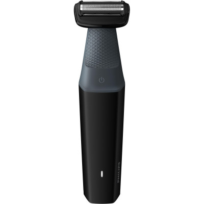 Philips Тример Series 3001, для тіла та інтимних зон, акум., насадок-1, сталь, чорний