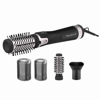 Rowenta Фен-щітка Activ' Dry & Style, 1000Вт, 3 режими, іоніз-я, хол. обдув, оберт. насадок, кераміка, чорний