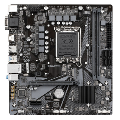 Gigabyte Материнська плата H610M H V2 s1700 H610 2xDDR5 HDMI D-Sub mATX
