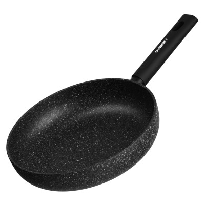 ARDESTO Сковорода глибока з кришкою Black Mars Alcor, 28см, алюміній, чорний