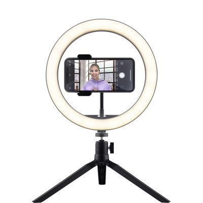 Trust Комплект для стримінгу Maku+ 2-in-1 Streaming Kit, зелений фон та кільцева лампа Trust Комплект для стримінгу Maku+ 2-in-1 Streaming Kit, зелений фон та кільцева лампа